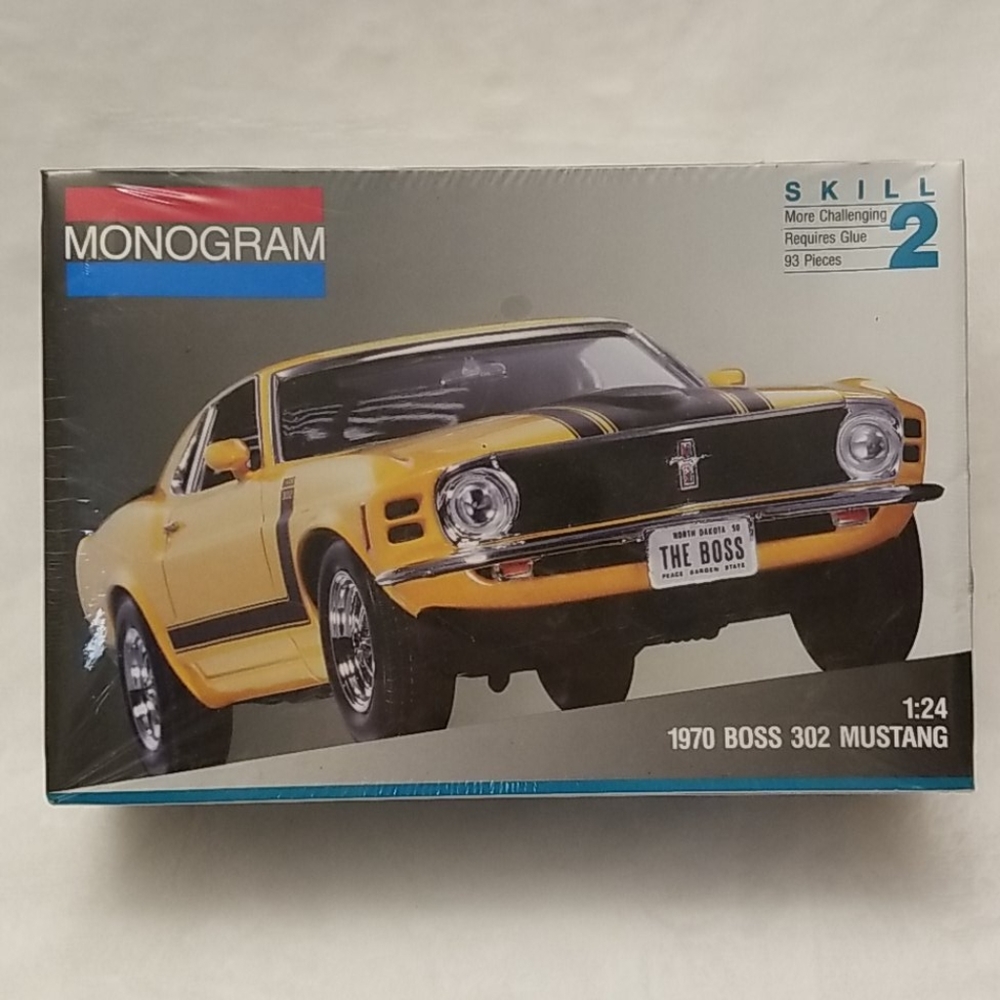Vintage Monogram 1970 Boss 302 Mustang kit